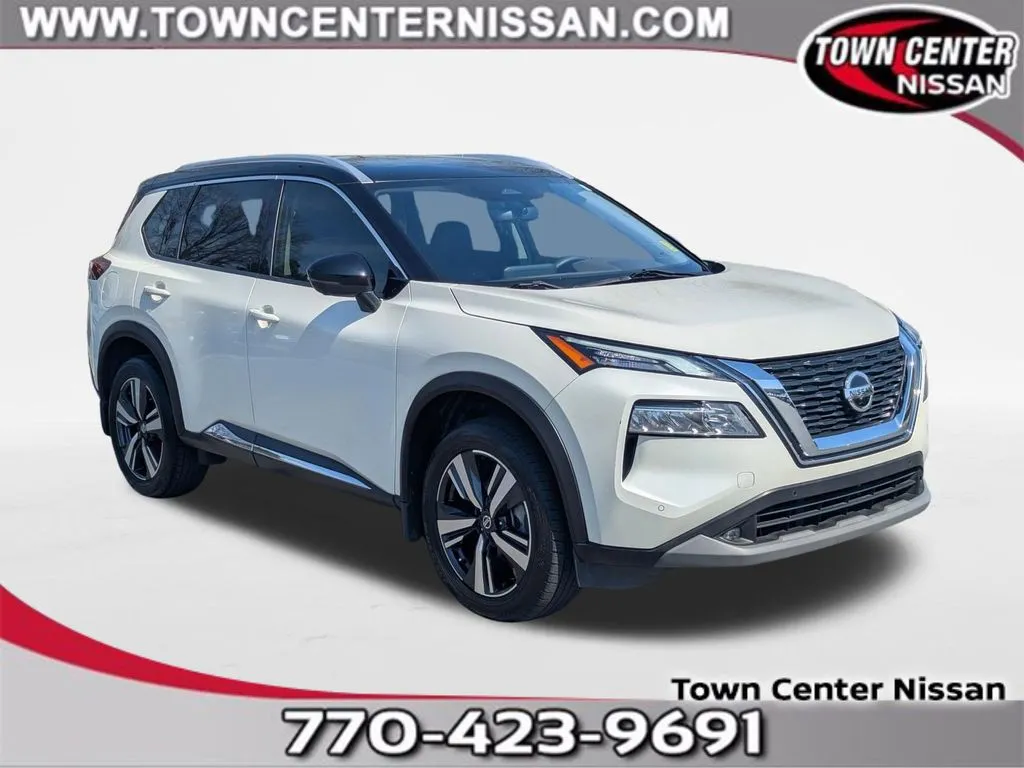 White 2021 Nissan Rogue SL for sale in Kennesaw, GA