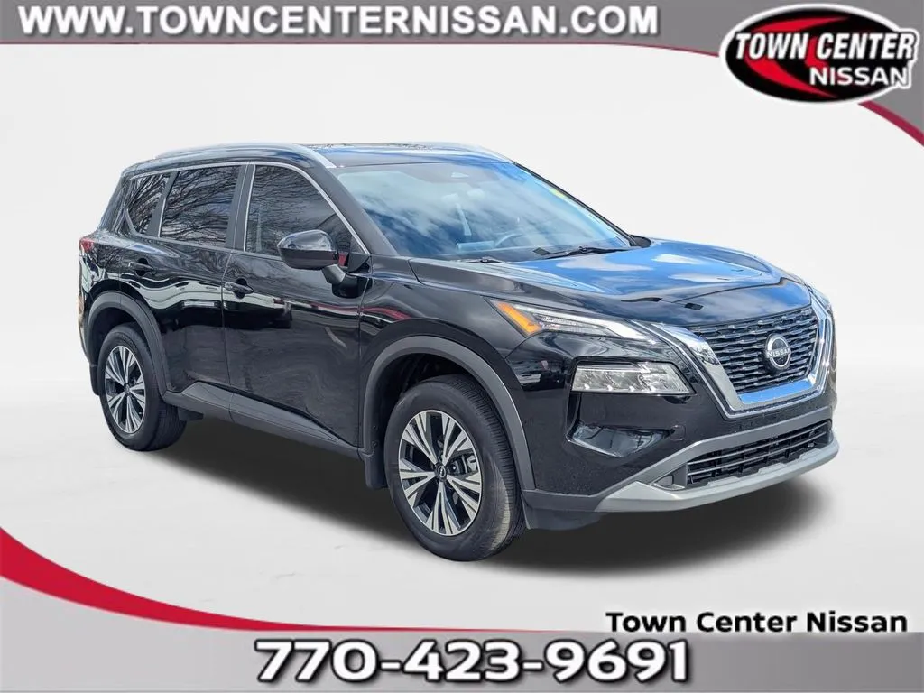 Black 2023 Nissan Rogue SV for sale in Kennesaw, GA