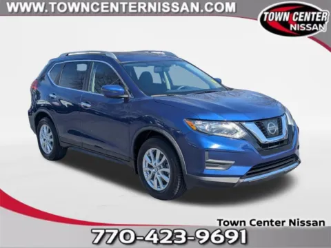 Blue 2017 Nissan Rogue SV for sale in Kennesaw, GA