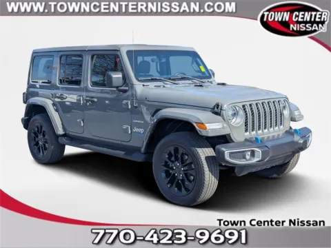 Gray 2022 Jeep Wrangler Unlimited Sahara 4xe for sale in Kennesaw, GA