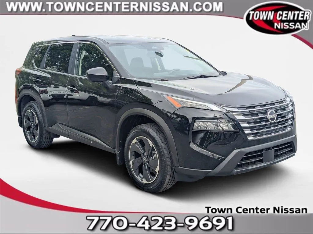 Black 2024 Nissan Rogue SV for sale in Kennesaw, GA