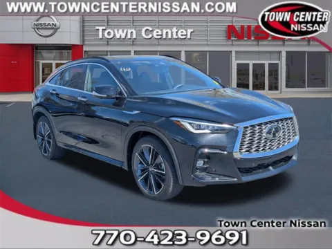 Black 2023 INFINITI QX55 SENSORY for sale in Kennesaw, GA