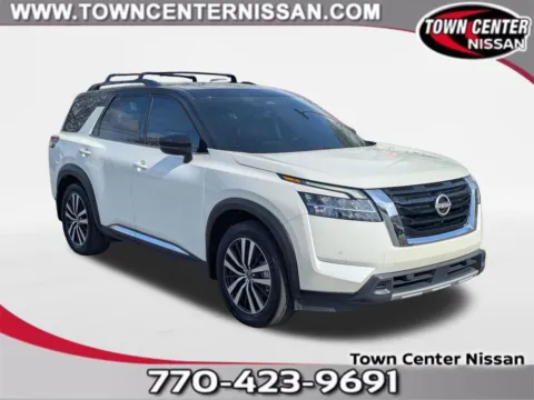 White 2024 Nissan Pathfinder Platinum for sale in Kennesaw, GA