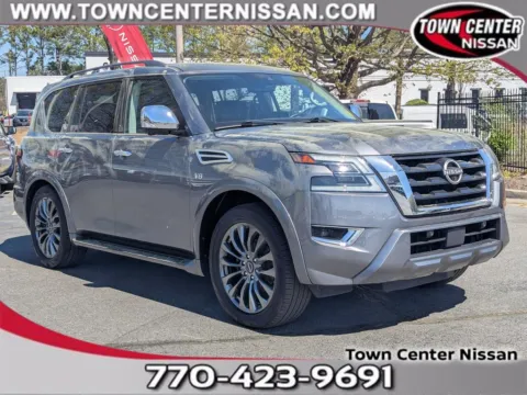 Gray 2021 Nissan Armada Platinum for sale in Kennesaw, GA