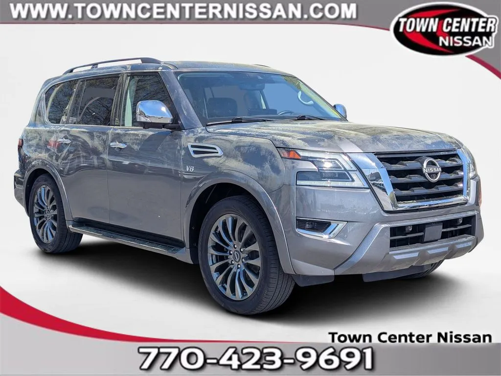 Gray 2021 Nissan Armada Platinum for sale in Kennesaw, GA