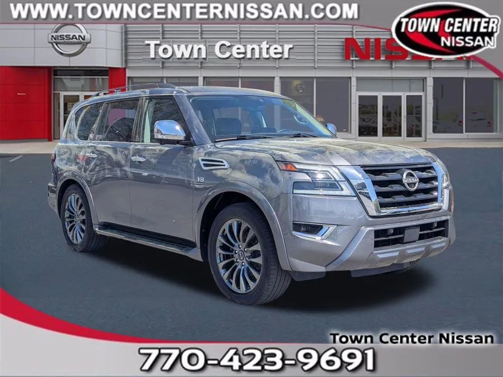 Gray 2021 Nissan Armada Platinum for sale in Kennesaw, GA