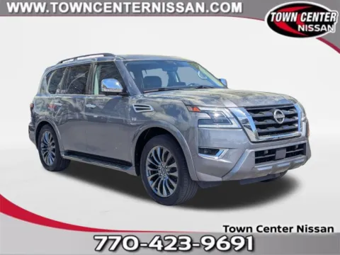 Gray 2021 Nissan Armada Platinum for sale in Kennesaw, GA