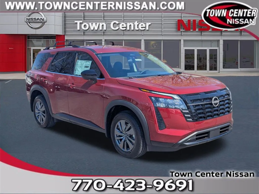 Red 2026 Nissan Pathfinder SV for sale in Kennesaw, GA