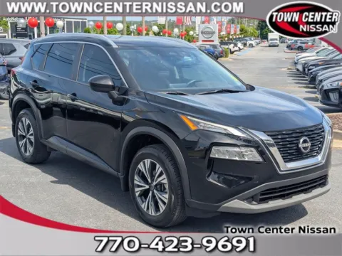 Black 2023 Nissan Rogue SV for sale in Kennesaw, GA