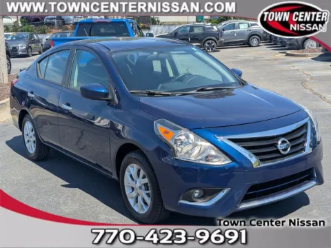 Blue 2018 Nissan Versa 1.6 SV for sale in Kennesaw, GA