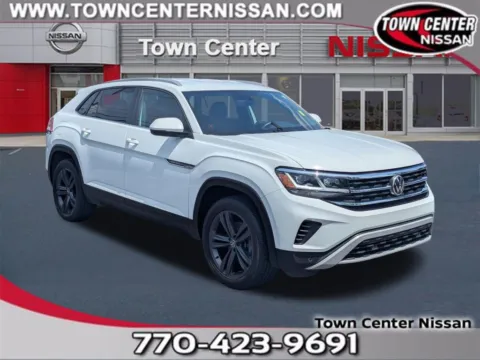 White 2020 Volkswagen Atlas Cross Sport 3.6L V6 SE w/Technology R-Line for sale in Kennesaw, GA