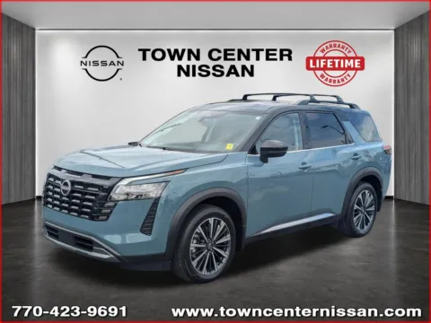 Another view of 2026 Nissan Pathfinder Platinum for sale in Kennesaw, GA at Town Center Nissan