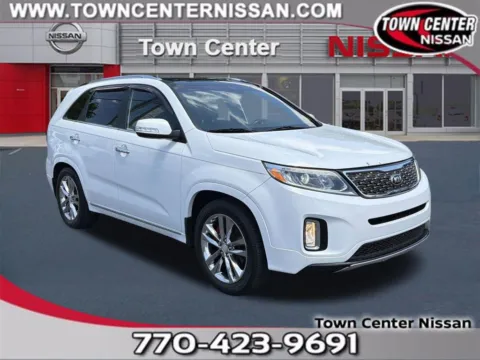 White 2014 Kia Sorento Limited V6 for sale in Kennesaw, GA