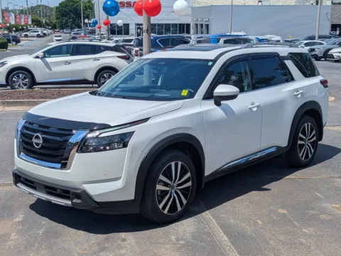Another view of 2025 Nissan Pathfinder Platinum for sale in Kennesaw, GA at Town Center Nissan
