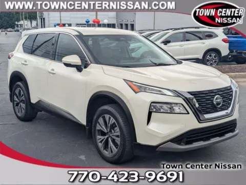 White 2021 Nissan Rogue SV for sale in Kennesaw, GA
