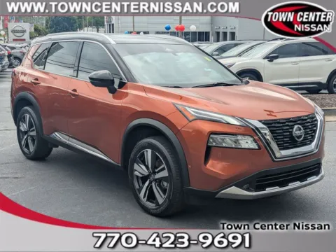 Black 2021 Nissan Rogue Platinum for sale in Kennesaw, GA