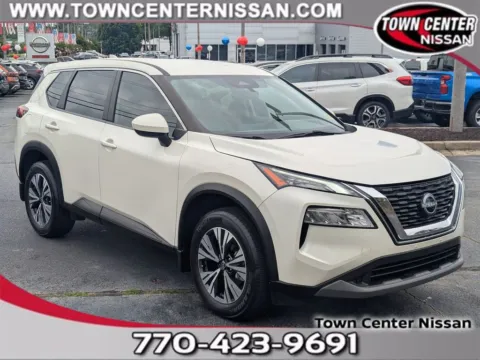 White 2023 Nissan Rogue SV for sale in Kennesaw, GA