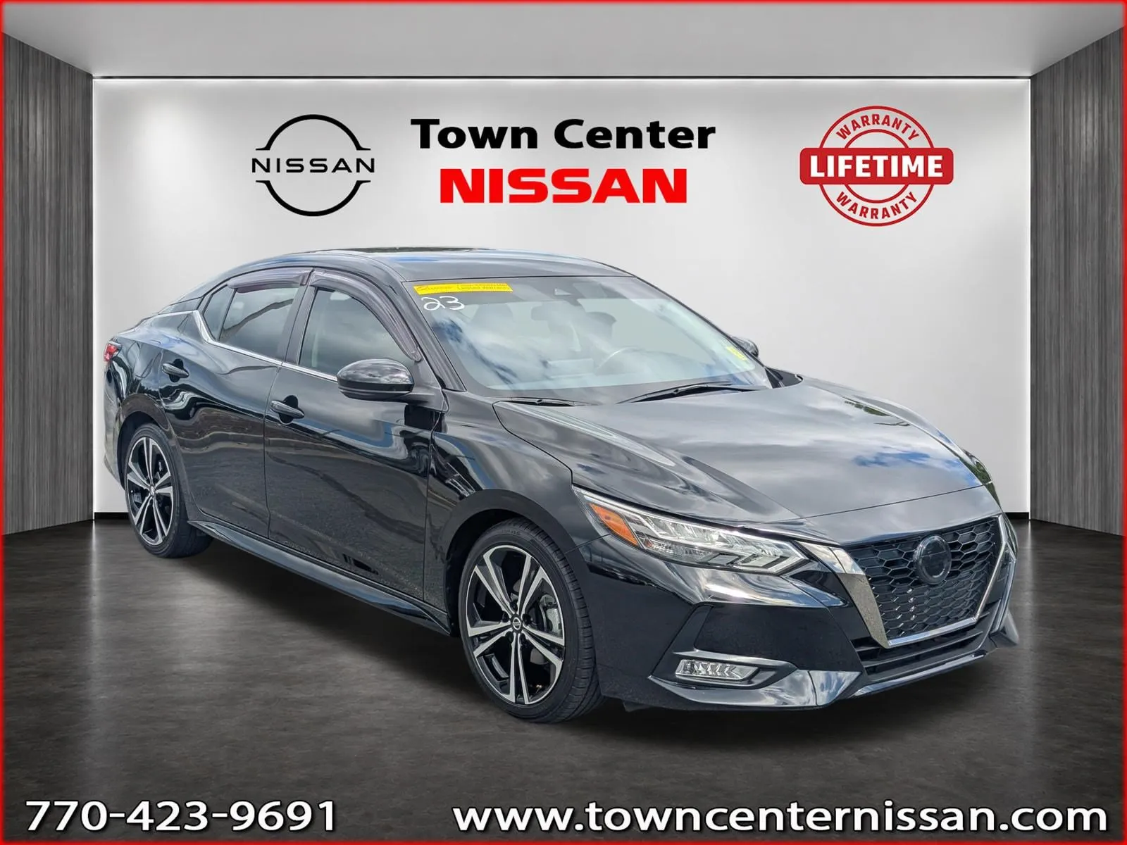 Black 2023 Nissan Sentra SR for sale in Kennesaw, GA