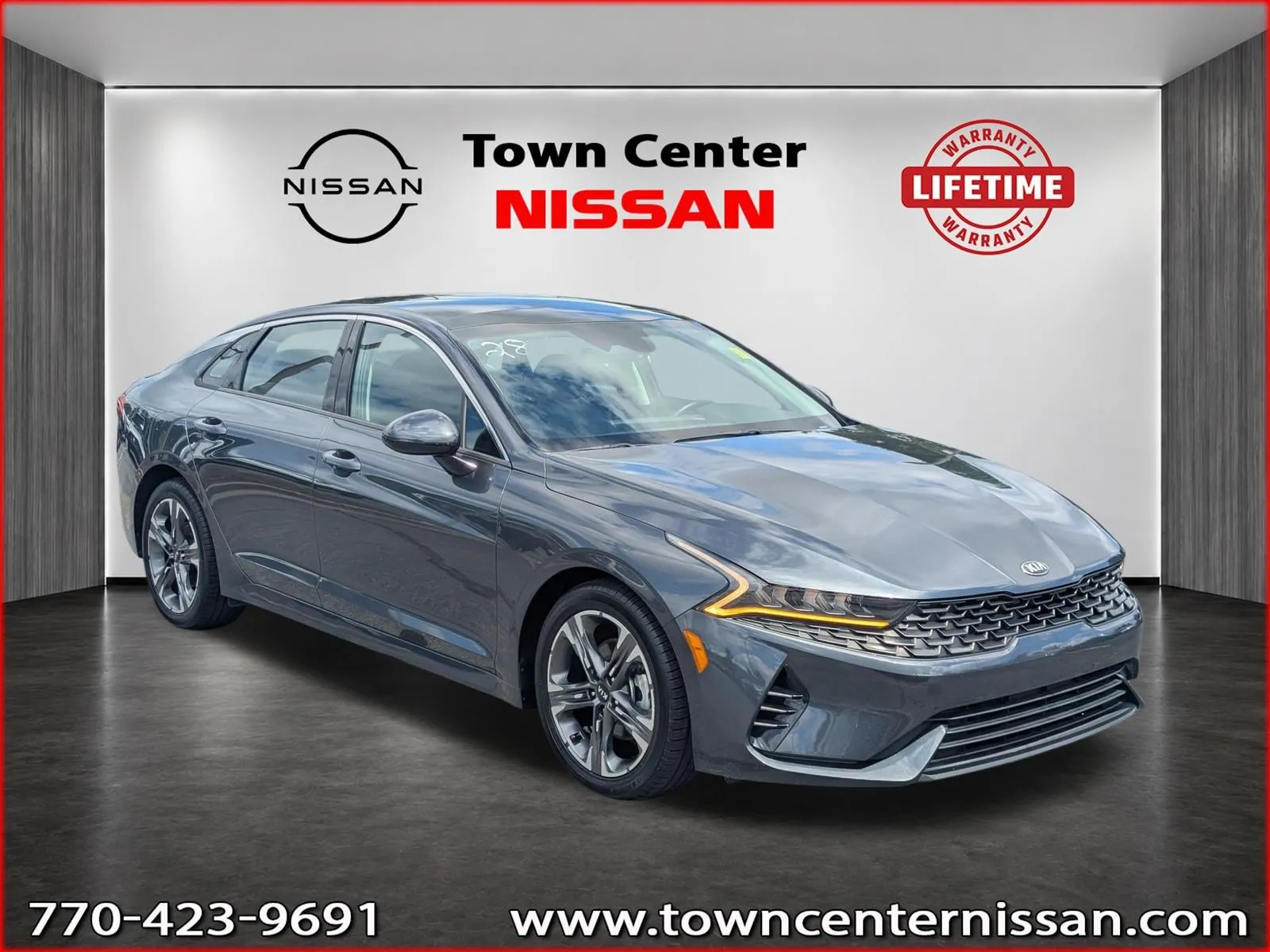 Gray 2021 Kia K5 EX for sale in Kennesaw, GA