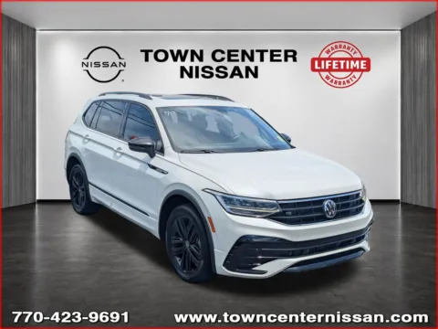 White 2022 Volkswagen Tiguan SE R-Line Black for sale in Kennesaw, GA