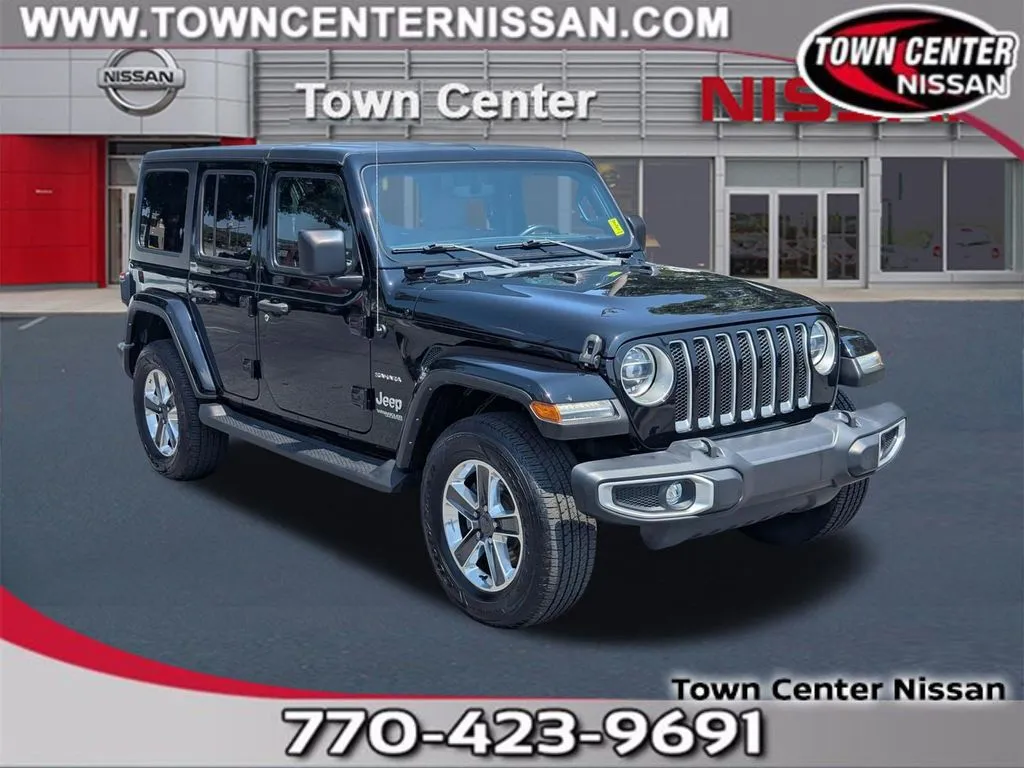 Black 2022 Jeep Wrangler Unlimited Sahara for sale in Kennesaw, GA