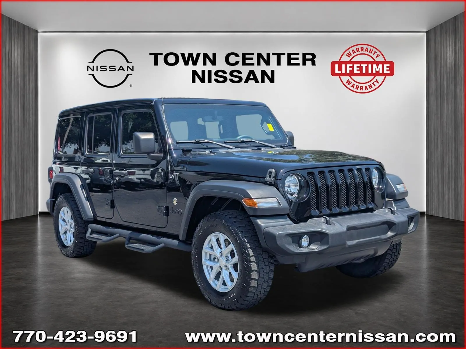 Black 2023 Jeep Wrangler Sport S for sale in Kennesaw, GA