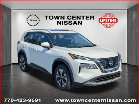 White 2023 Nissan Rogue SV for sale in Kennesaw, GA