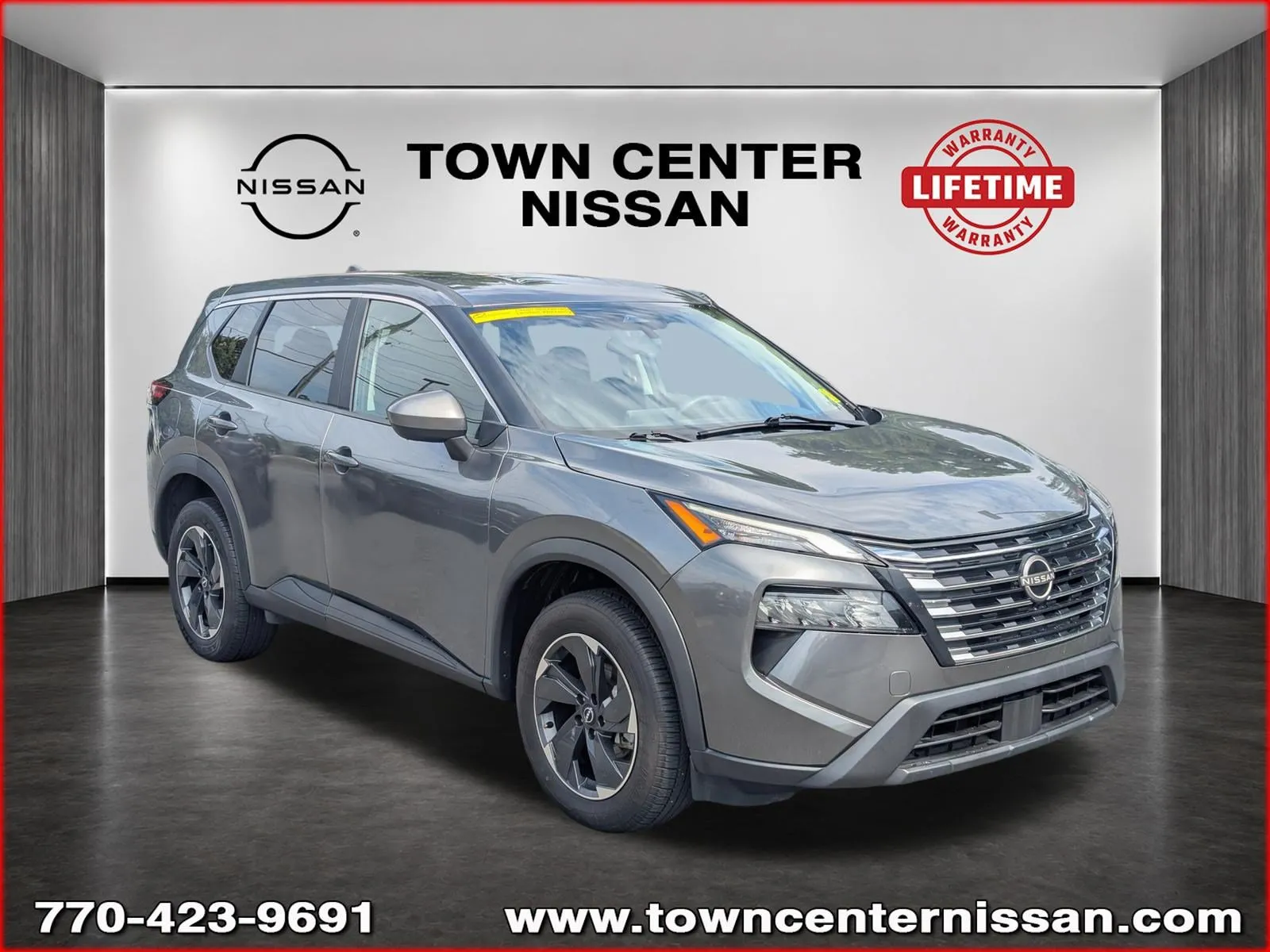 Gray 2024 Nissan Rogue SV for sale in Kennesaw, GA
