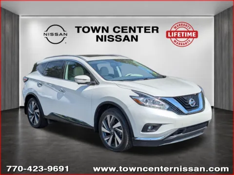 White 2018 Nissan Murano Platinum for sale in Kennesaw, GA