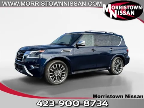 Blue 2021 Nissan Armada Platinum for sale in Morristown, TN