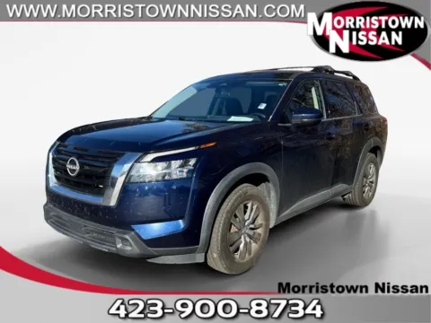 Blue 2022 Nissan Pathfinder SV for sale in Morristown, TN