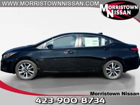 Black 2025 Nissan Versa 1.6 SV for sale in Morristown, TN