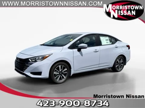 White 2025 Nissan Versa 1.6 SV for sale in Morristown, TN