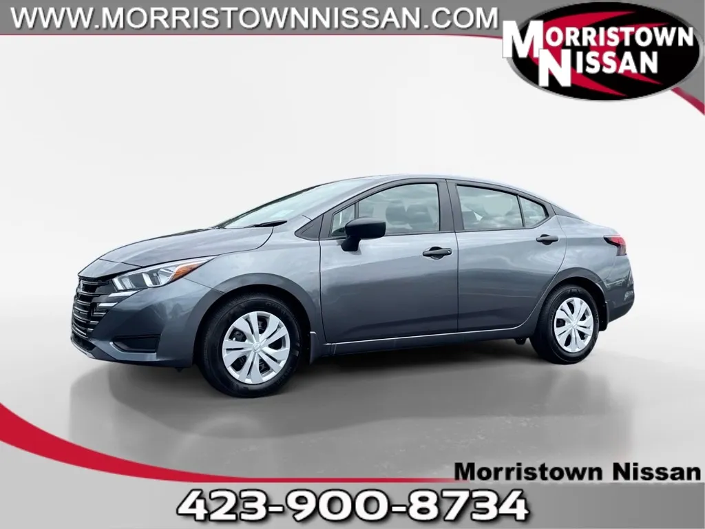 Gray 2025 Nissan Versa 1.6 S for sale in Morristown, TN