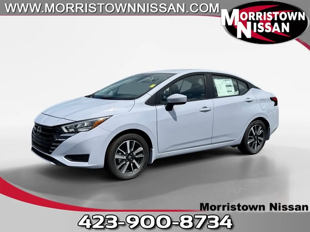 White 2025 Nissan Versa 1.6 SV for sale in Morristown, TN