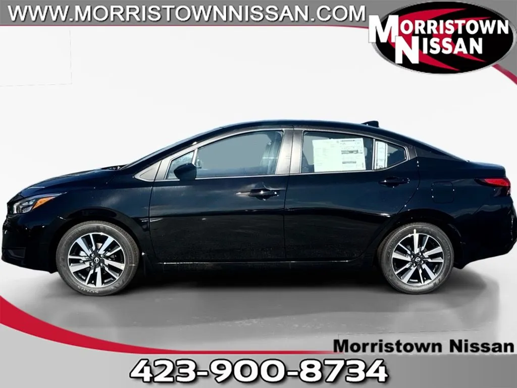 Black 2025 Nissan Versa 1.6 SV for sale in Morristown, TN