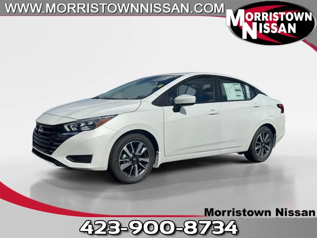 White 2025 Nissan Versa 1.6 SV for sale in Morristown, TN