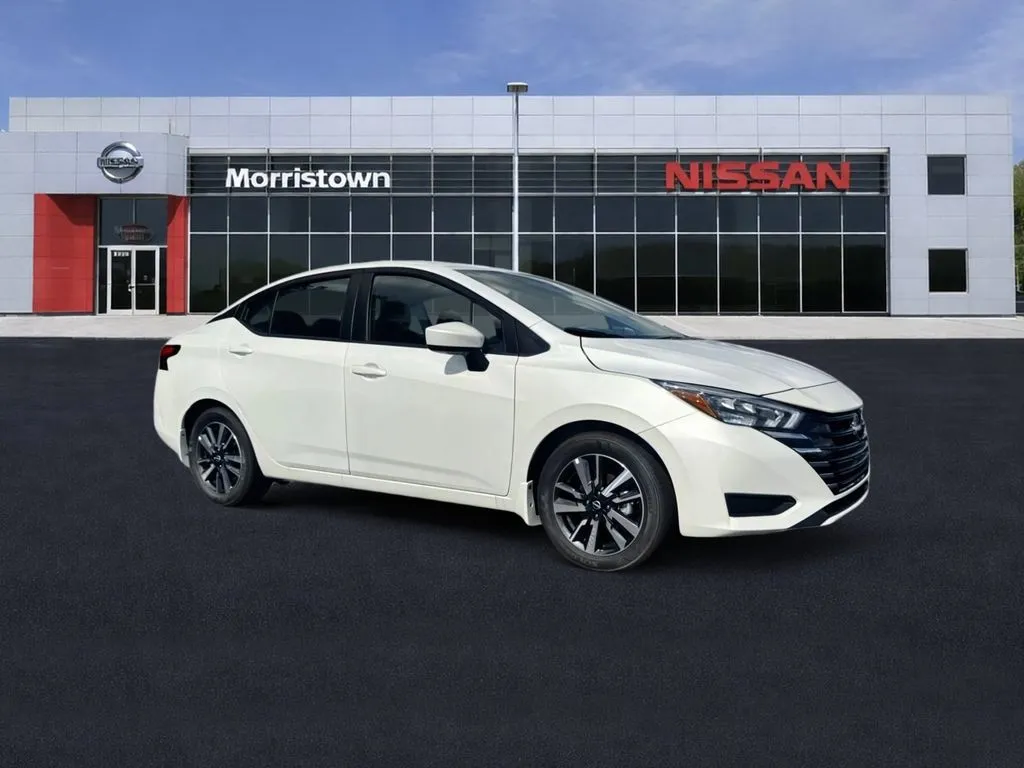 White 2025 Nissan Versa SV for sale in Morristown, TN