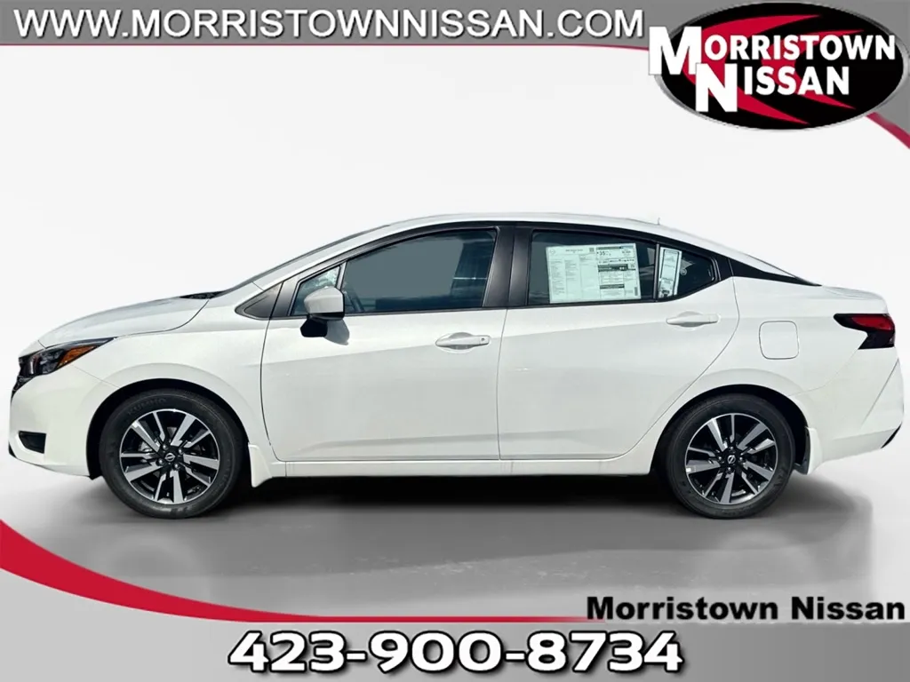 White 2025 Nissan Versa 1.6 SV for sale in Morristown, TN