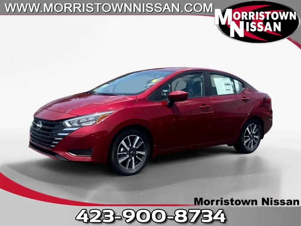 Red 2025 Nissan Versa 1.6 SV for sale in Morristown, TN