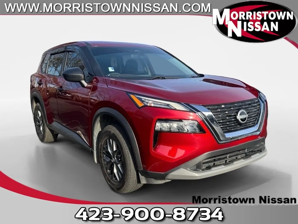 Red 2023 Nissan Rogue S for sale in Morristown, TN