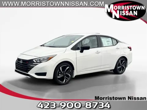 White 2025 Nissan Versa 1.6 SR for sale in Morristown, TN