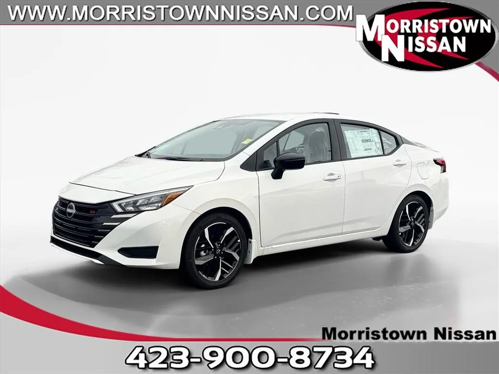 White 2025 Nissan Versa 1.6 SR for sale in Morristown, TN