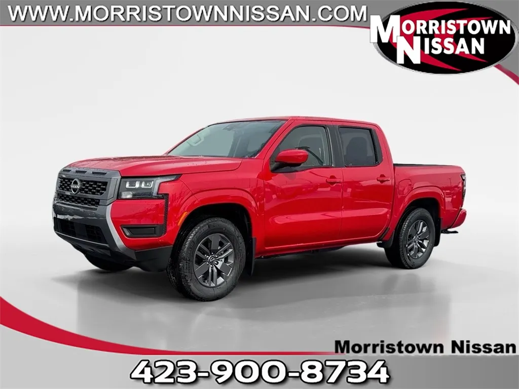 Red 2026 Nissan Frontier SV for sale in Morristown, TN
