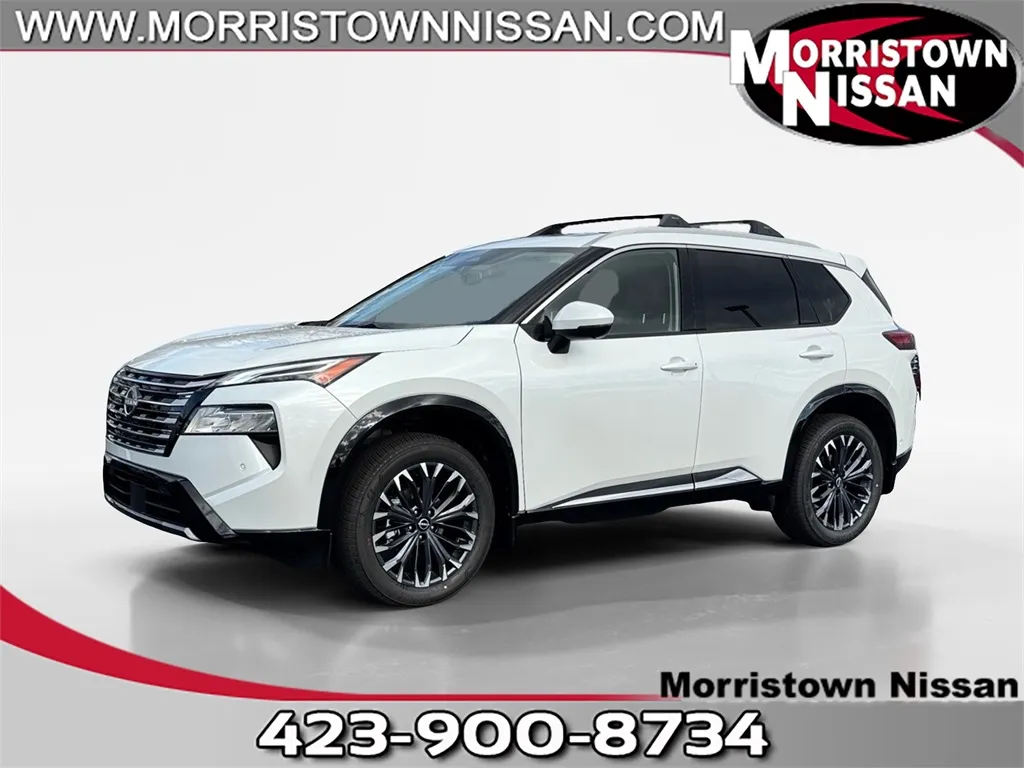 White 2026 Nissan Rogue Platinum for sale in Morristown, TN