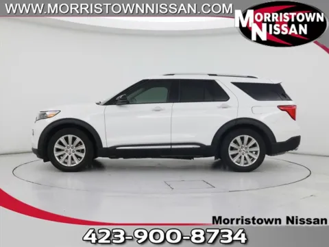 White 2021 Ford Explorer Limited for sale in Morristown, TN