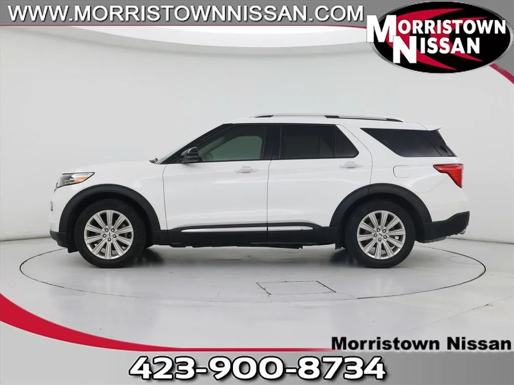 White 2021 Ford Explorer Limited for sale in Morristown, TN