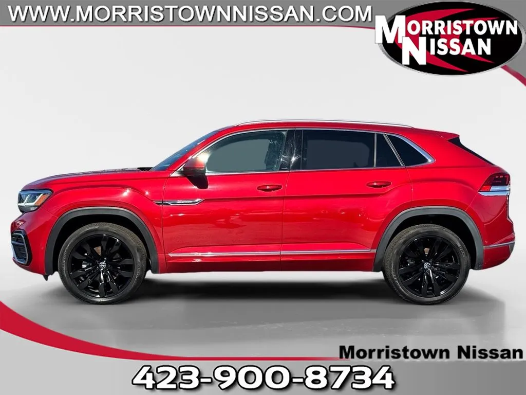 Red 2022 Volkswagen Atlas Cross Sport 3.6L V6 SEL Premium R-Line for sale in Morristown, TN