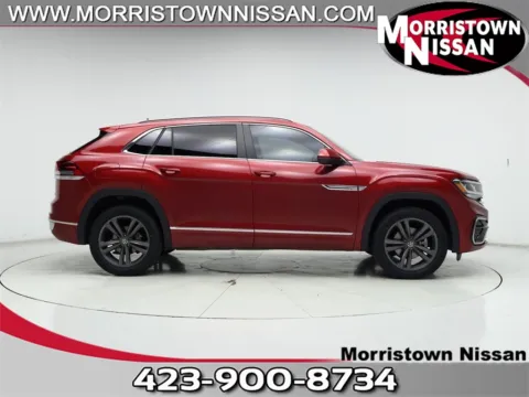 Red 2022 Volkswagen Atlas Cross Sport 3.6L V6 SEL Premium R-Line for sale in Morristown, TN
