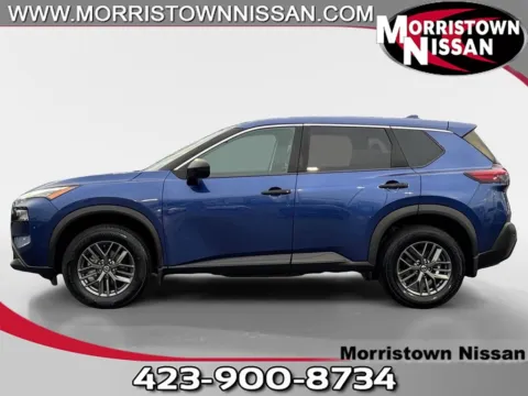 Blue 2021 Nissan Rogue S for sale in Morristown, TN